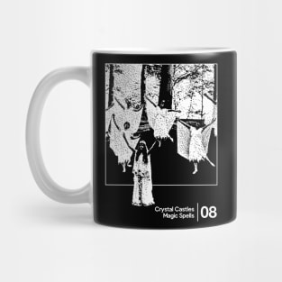 Crystal Castles - Magic Spells / Minimalist Style Graphic Design Mug